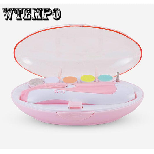 Electric manicure drills electric baby nail trimmer scissors light infant newborn manicure