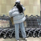 Down Padded Jacket Women's Coat Student Loose Padded Coat Bread Coat