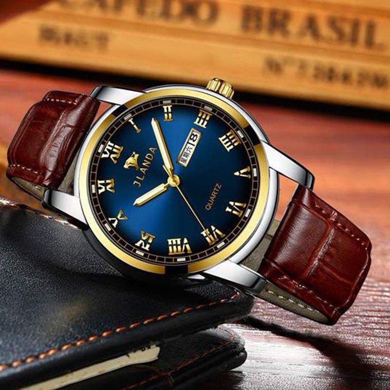 Men Watches Luxury Mechanical Watch Men Automatic Watch Leather Band Clocks