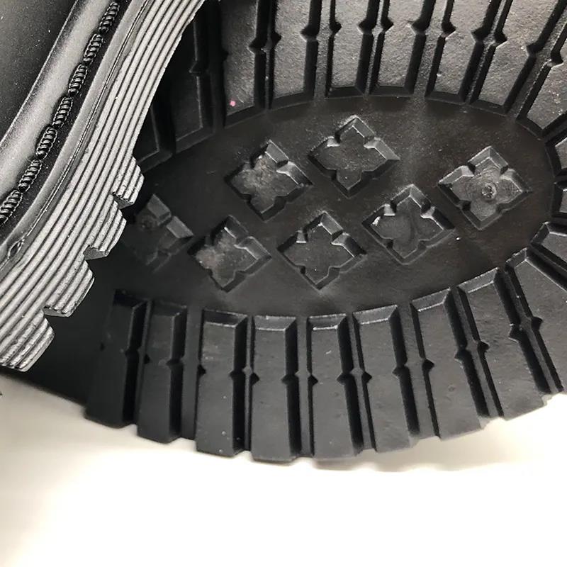 High-top Rain Boots Martin Boots Rain Boots Rubber Shoes In The Tube Waterproof and Rainproof Shoes Leather Overshoes Men