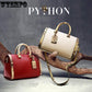 Cowhide Women's Bag Messenger Handbag Ladies Leather Bag Pure Leather Leisure Pillow Bag Boston Bag Genuine Leather Shoulder Bag