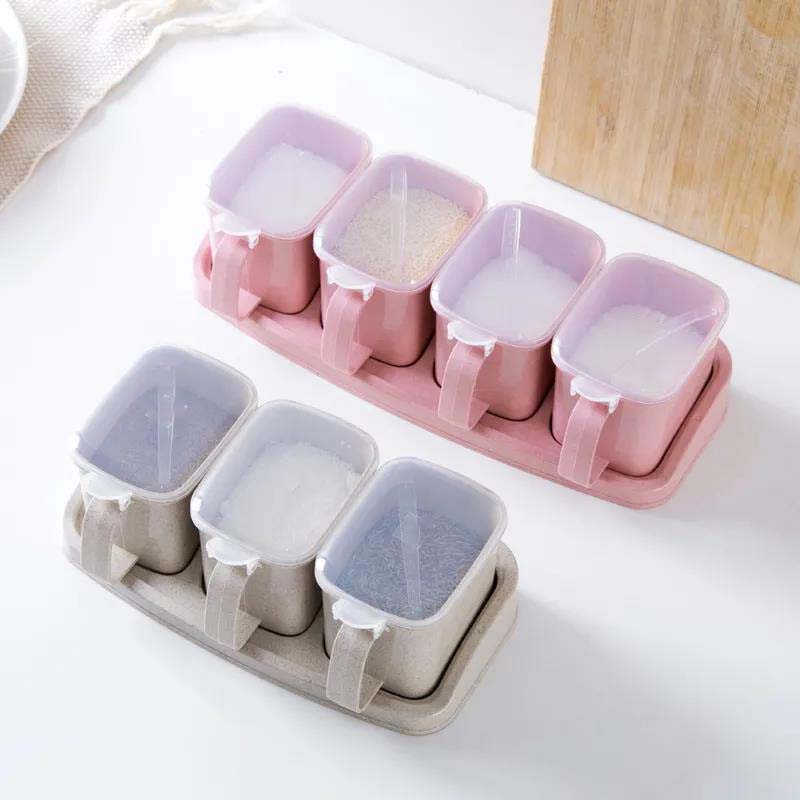 Two Color Home Cooking Seasoning Storage Box Outdoor Barbecue Tuning Storage Box