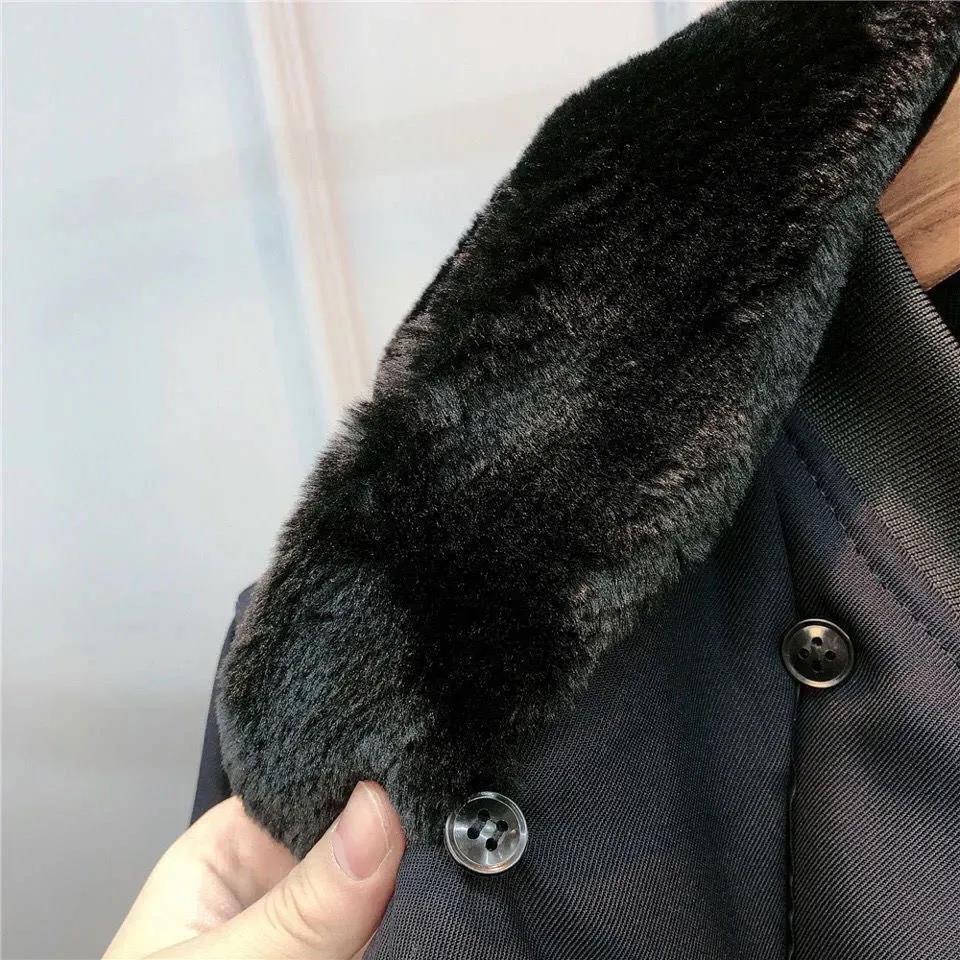 Winter Men's Jackets Plus Cotton Padded Jackets Senior Uniforms, Slim Men's and Women's Tops