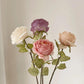 Coke Edge Imitation Dried Flower Rose Flower Korean Light Luxury Decoration Decoration Dining Room Fake Flower Simulation Flower Home Bouquet