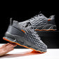 Blade Fly Knit Sneakers Fish-scale Pattern Men's Shoes Mesh Sports Breathable Coconut Shoes