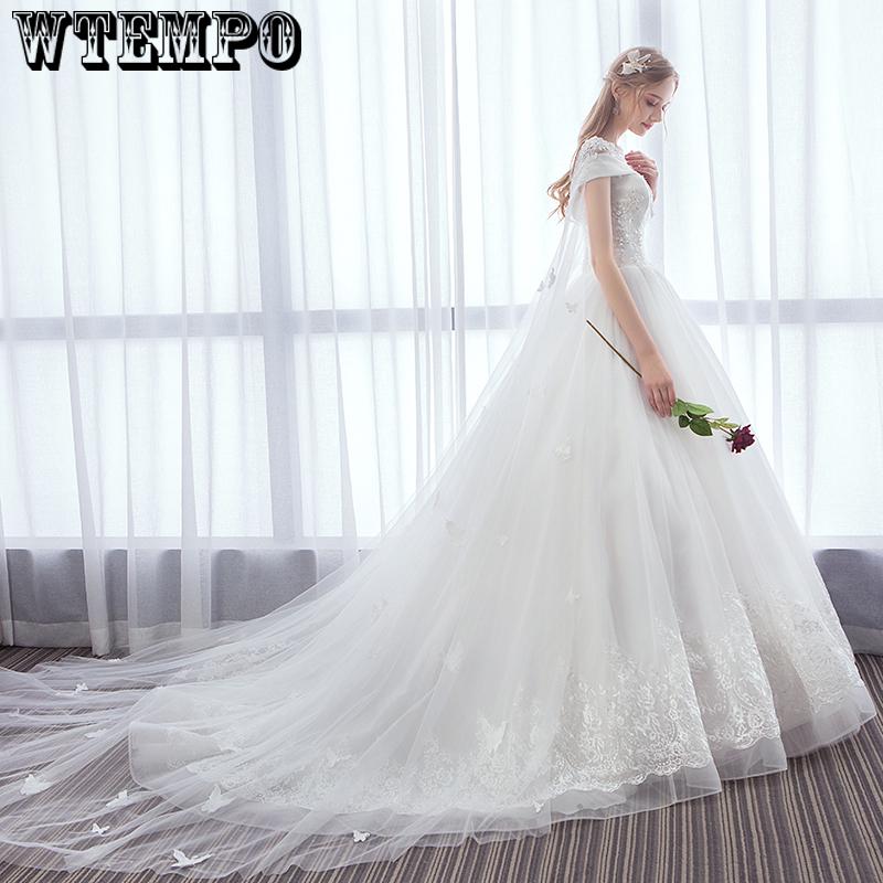 Women's Elegant White Lace Wedding Party Dress Plus Size Bridal Formal Prom Evening Gowns