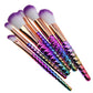 Best Deal Professional 6 PC Makeup Brush Suit Tools Sector Brush Makeup Tools Toolsorganizer Makeup