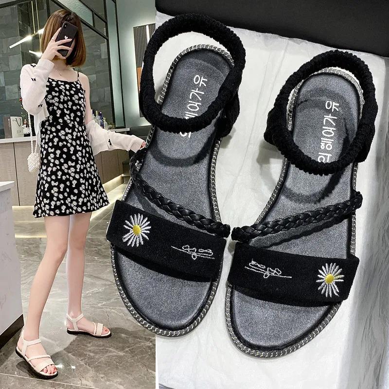 Women Summer Flat Sandals Open-Toed Slides Slippers Candy Color Casual Beach Outdoor Female Ladies Jelly Shoes