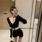 Spring Zipper Jacket Long Sleeve Cardigan Casual Sweater Fashion Slim Young Women Sweater