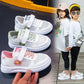 Casual Sneakers 2020 Boys Girls White Canvas Shoes Children's Korean Black and White Board Shoes