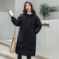 Winter Down Women's Mid-length Loose Straight-leg Temperament Padded Jacket Plus Size Korean Padded Jacket