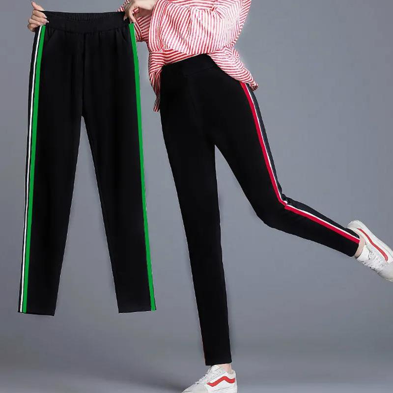 Summer Casual Pants Female Outer Wear Cropped Trousers Korean Version of Loose Fat Sister High Waist Slim Harem Pants