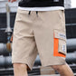 Men's Shorts Overalls Summer Sports and Leisure Fashion Five-point Pants Big Pants 5 Points Loose and Quick-drying Multi-pocket