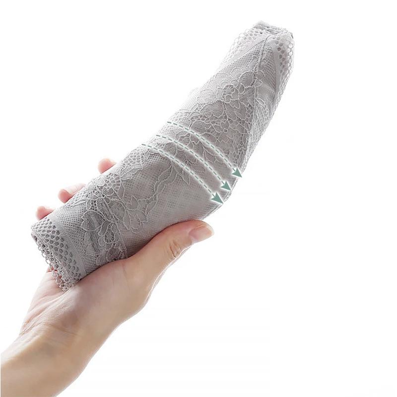 Women's Sexy Lace Large Size Underwear for Big Breasts Comfortable Adjustable Ultrathin Bra Female Full Cup Underwear Gather No Steel Ring Brassiere