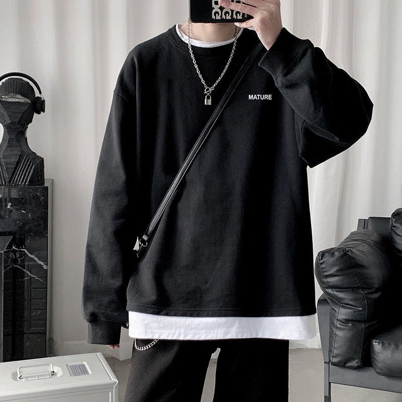 Sweatshirt Men's Spring and Autumn Student Long-sleeved Loose Couples Coat