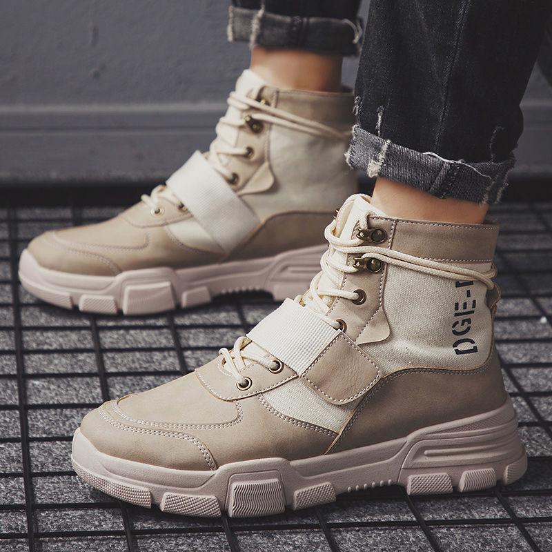Men's Army Military Boots Casual Sneaker Autumn Winter Fashion Martin Boots Men's Shoes Desert Boots