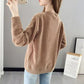 Autumn and Winter Mink Velvet Sweater Loose Casual Jacket Fashion Knitted Blouse