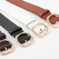 Women PU Leather Adjustable Wide Belt Ladies Fashion Clothing Accessories Waistband