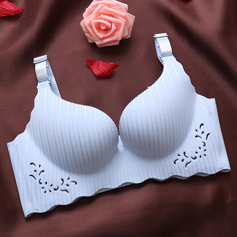 Seamless Underwear Bras Women Sexy Lace Underwear Gathered Underwear Wire Free Underwear Bra