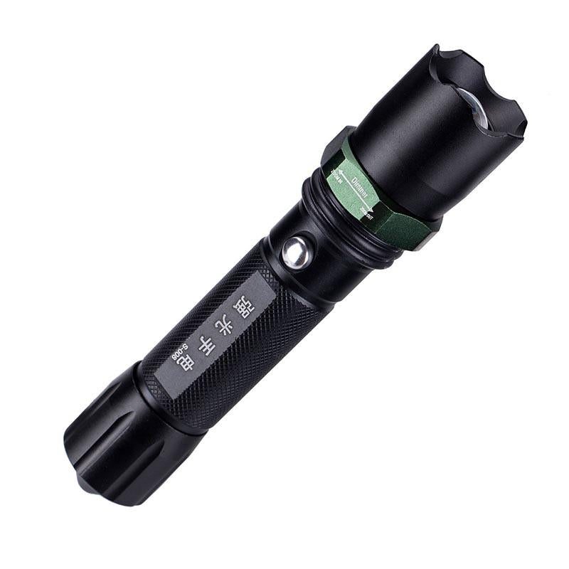 Flashlight Strong Light Rechargeable Long-range 5000 Ultra-bright Zoom Outdoor Self-defense Household LED Xenon Lamp Special Forces