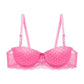 Sexy Surface Wave Point Skin-friendly Breathable Gathered Anti-sagging Bra Half Cup Women's Underwear Bra