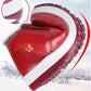 Non-slip Leather Waterproof Snow Boots Winter Cotton Shoes Women's Fleece Warm Cotton Boots