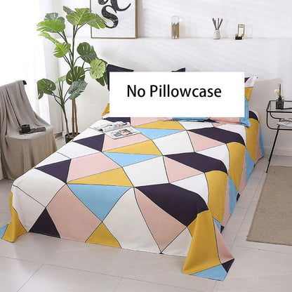 Household Skin-friendly Washed Cotton Female Beding Student Dormitory Bed Linen