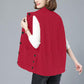 Lamb Velvet and Fur All-in-one Vest Middle-aged and Elderly Women's Tops Spring and Autumn Mother's Loose Coat