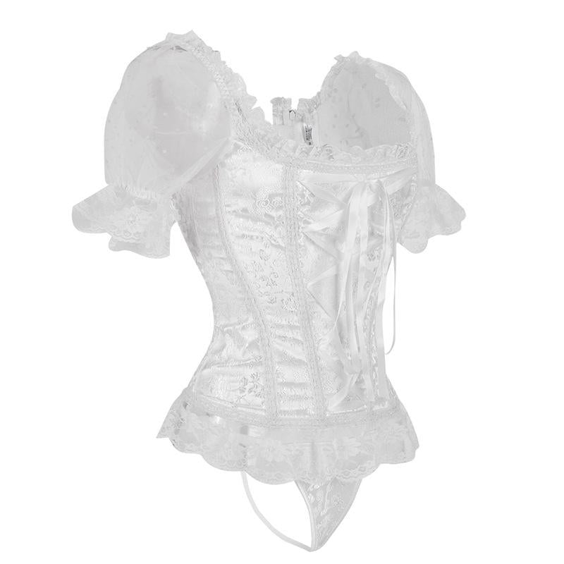 Embroidered Lace Jumpsuit Solid Color Stitching Sexy Body Jumpsuit Romantic Women'S Underwear