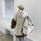 Plus Fleece Sweater Men's Trend Hooded Cardigan Fashion Jacket Thick Top Clothes Loose Warm Autumn and Winter Models