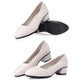 Black White Heels Women Pumps Square High Heels Shoes Lady Office Work Luxury Designer Women Formal Shoes