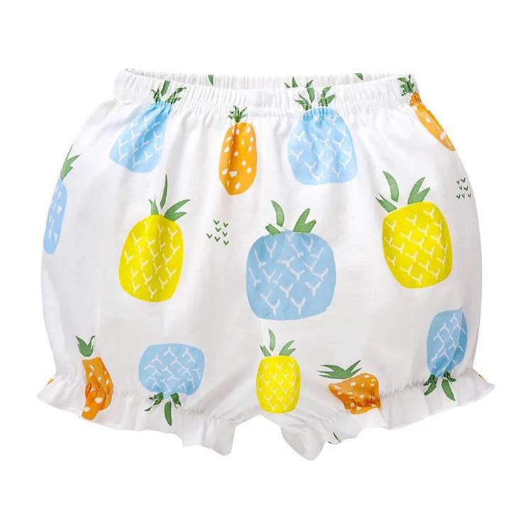 Children's Pants Summer Baby Bread Shorts Thin Short Boys and Girls Ruffle Solid Loose Casual Short