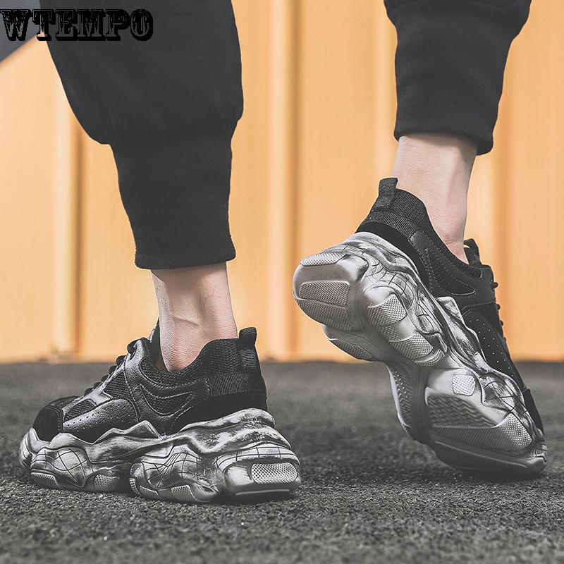 Men's Sneakers Comfortable Sports Shoes Fashion Trend Wild Casual Shoes Increased Shoes