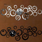 Home Decor Modern Round Mirror Wall Sticker Clock Removable Decal Art Home Decor