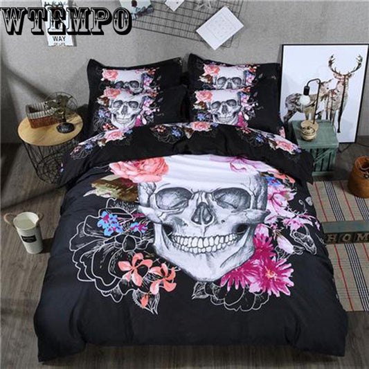3D Pattern Printing Bed Sheet Pillow Cover Bedding Set King size 3d Digital Printing