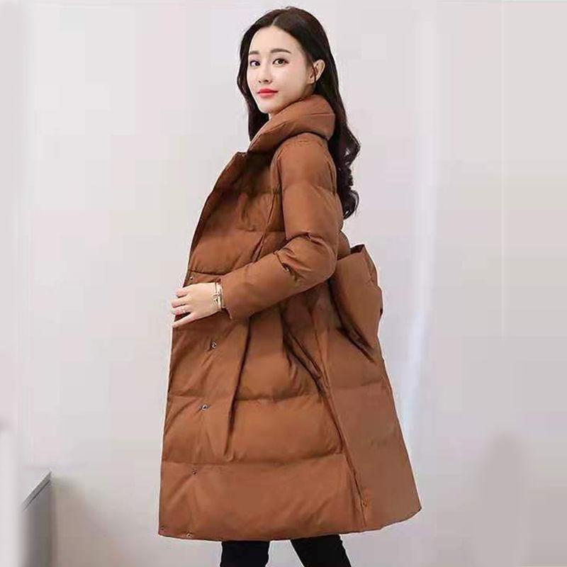 Cotton-padded Jacket Women's Mid-length Loose A-line Skirt Waist Down Padded Jacket Padded Jacket Winter Jacket