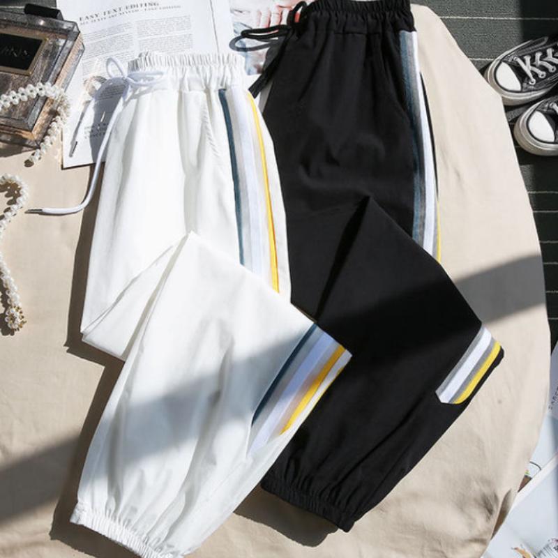 Ice Silk Harem Pants Women's Summer Thin Section Loose Summer Beam Feet Nine-point Pants Casual Lantern Pants