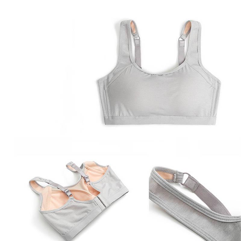 Female Sleep Running Yoga Comfortable No Steel Ring Fits Skin Sweat-absorbing Breathable Glossy Thin Cup Lightweight Sports and Leisure Bra