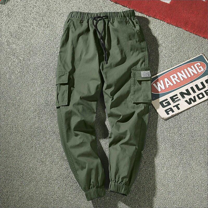 Summer Casual Overalls Men's Camouflage Pants Male Harem Pants Feet Pants Plus Size