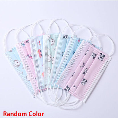 Children's disposable masks 3ply filter protection waterproof breathable anti-foam face masks kids