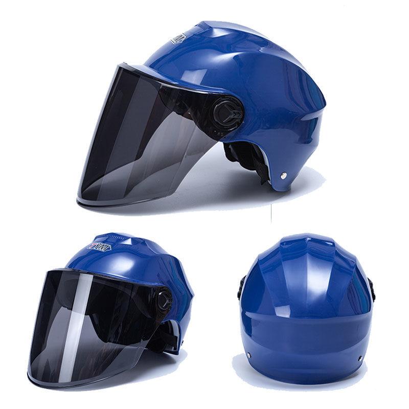 Summer Helmets Four Seasons Universal Anti-Sai Safety Helmet Adjustable Head Circumference Electric Motorcycle