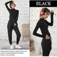 Women's Quick Dry Yoga Clothes Gym Running Sports Suit Short Long Sleeve Cardigan Zipper Top Jacket Loose Wide Leg Pants Suit Fitness Suit