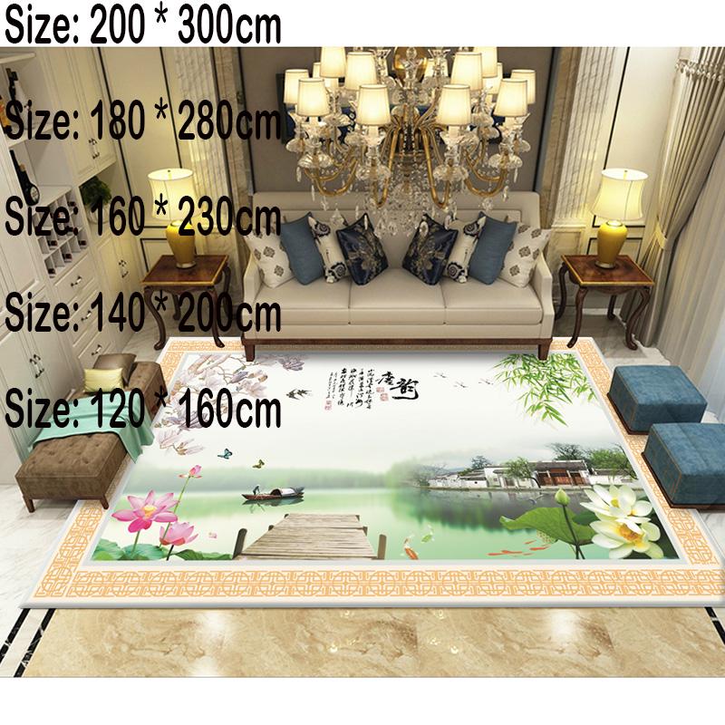 Living room carpet simple home coffee table carpet bedroom bedside carpet European court style