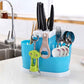 1Pc Storage Holders Racks Kitchen Drain Chopsticks Cage Hollow Cutlery Drainer Spoon Fork Knife Shelf Holder