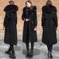 Women Parkas Jacket  Winter Thick Winter Parkas Women Jacket Fashion Fur Collar Hooded Thick Warm Snow Long Coat Jacket