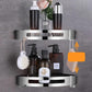 Bathroom Shelves Corner Washing Tables Triangular Wall Storage Bathing Perforation-free Wall-mounted Toiletries Storage Rack Cosmetics Storage Rack