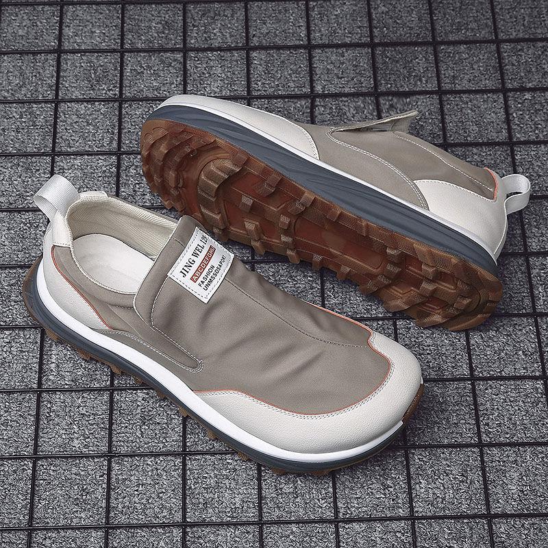 Leather Men Shoes Casual Shoes Men Sneakers Italian Breathable Leisure Male Footwear Homme