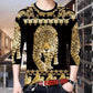 Men's Long Sleeve T-Shirt Men's 3D Printing Round Neck T-Shirt Men's Tops Spring Men's