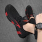 Fashion Men's Sports Shoes Mesh Casual Shoes Lace-up Men's Shoes Lightweight Vulcanized Shoes Walking Sneakers