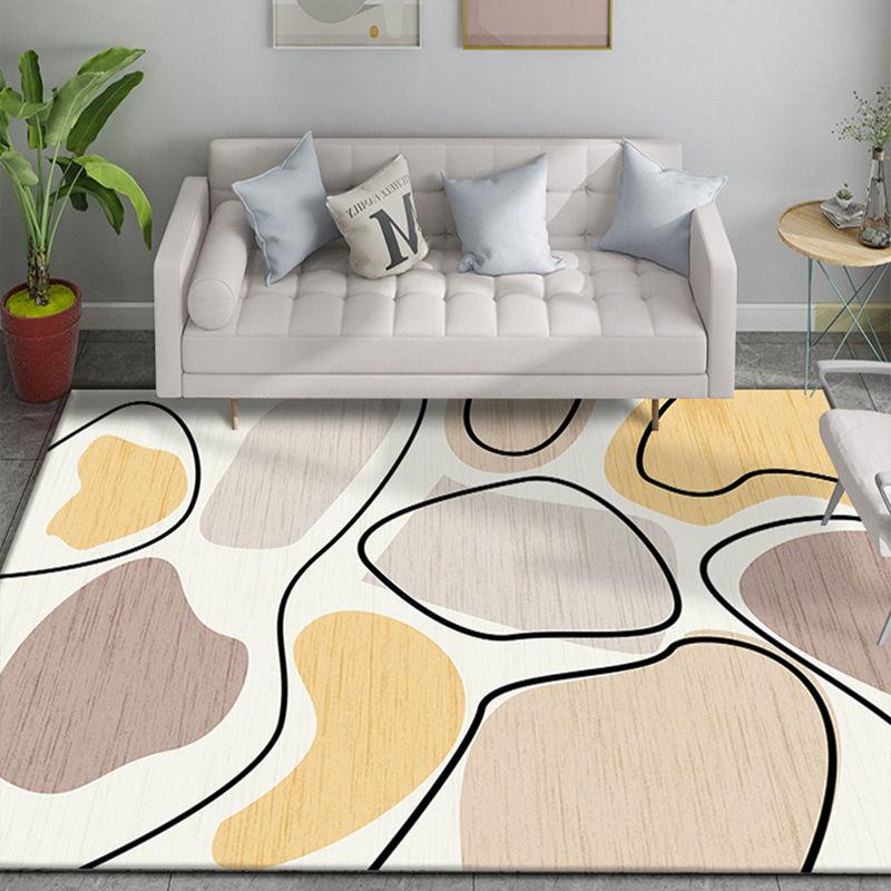 Nordic Carpet Mat Living Room Coffee Table Blanket Modern Minimalist Bedroom Room Full Bed Blanket Large Area Home
